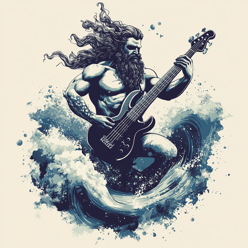 Wandtattoo aufkleber poseidon - wandtattoo,