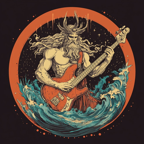 Wandtattoo aufkleber poseidon - wandtattoo,